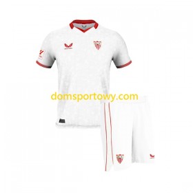 Koszulka Sevilla FC Dziecięcy Domowe Koszulki Piłkarskie 2023-2024 Krótki Rękaw